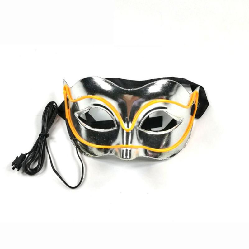 LED Neon EL Mask Light up Costumes for Party Halloween