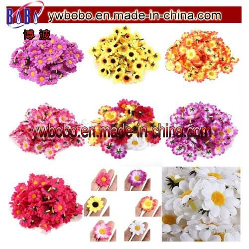 Artificial Mini Roses Wedding Decor Flower Cheap Mini Rose Flowers in Ceramic Pot for Home Decor (G6237)