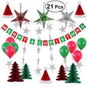 Umiss Paper Bunting Wedding Bachelorette Bridal Halloween Christmas Party Decorations