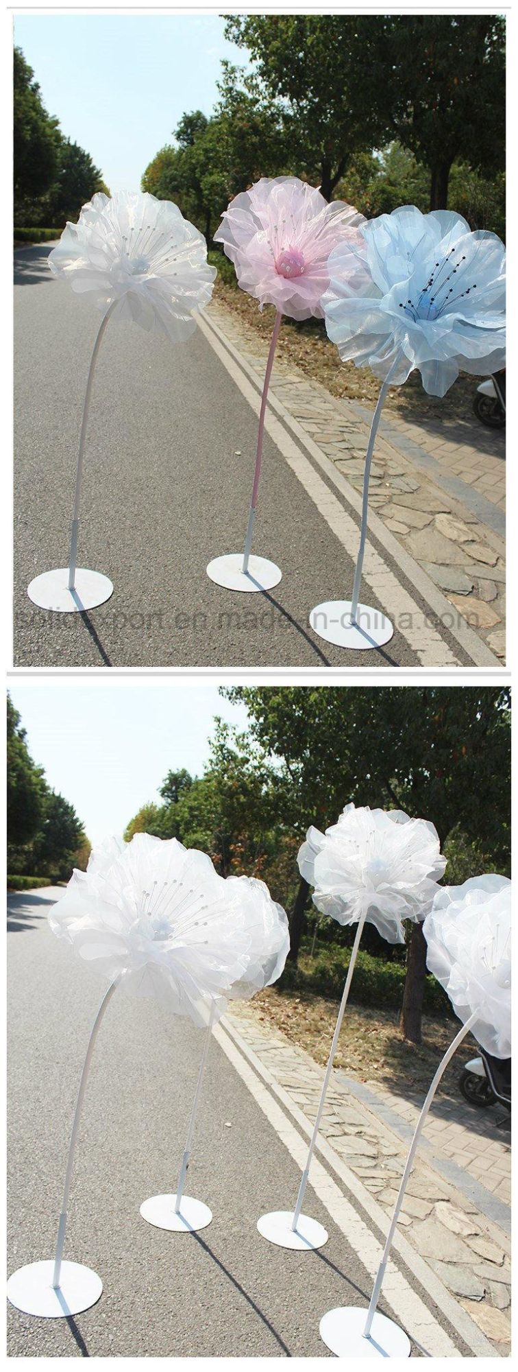 Handmaking Voile Flower Props Decoration for Wedding Decoration