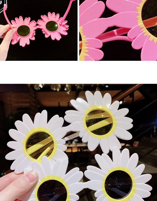 Fashion Sunflower Sunglasses Children Girls Men and Women Kids Holiday Gift Party Supply Glasses