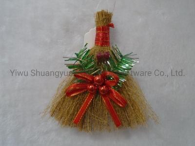 Christmas Hanging Besom for Holiday Wedding Party Decoration Supplies Hook Ornament Craft Gifts