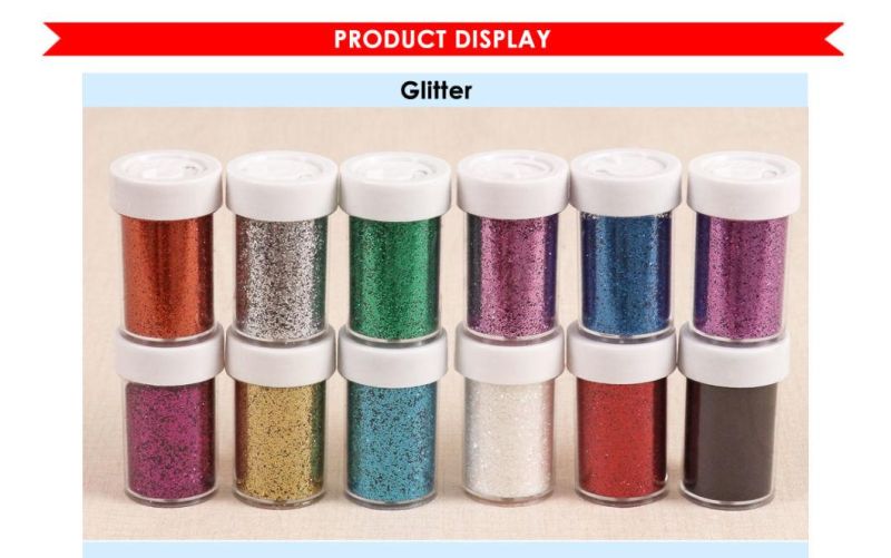Foska Bottle Packing Bulk Colorful Cosmetic Glitter Powder