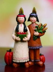 Harvest Festival Village Girls American Resin Crafts Factory