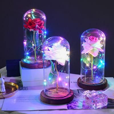 Hot Sale LED Rose Lamp Shade 2022 Valentines Day Boxes Gifts