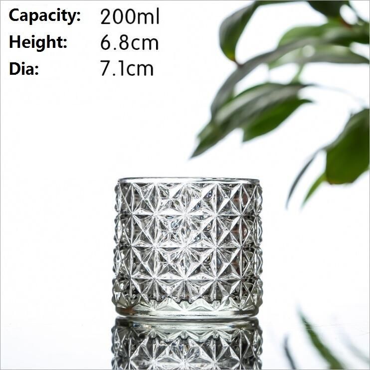 Empty Glass Candle Holder Elegant New Design Glass Tealight