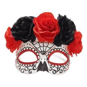 Halloween Fun Flower Half Face Mask