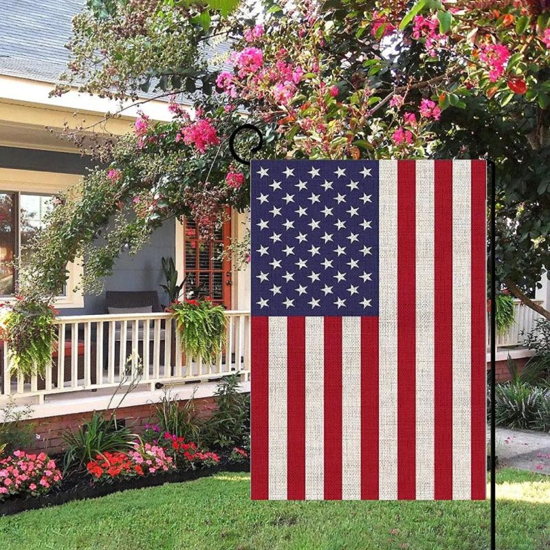 High Quality 12X18inch USA America Garden Flag Customized Yard Flag