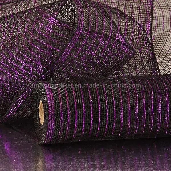 Colored Thread Metallic 10′′ Deco Mesh for Wholesale