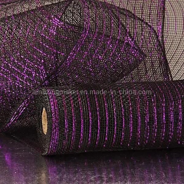 Colored Thread Metallic 10′′ Deco Mesh for Wholesale