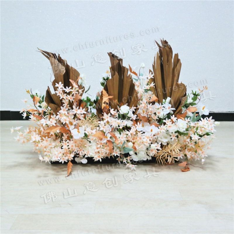 Hyc-FL03 Wedding Decoration Silk Flower Artificial Flower PU Fan Flower