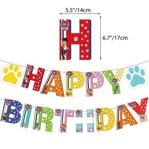 Children&prime; S Birthday Party Banner Hanging Flag Background Wall Decorations