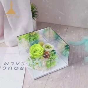 Acrylic Display Box Eternal Rose with Mirrors