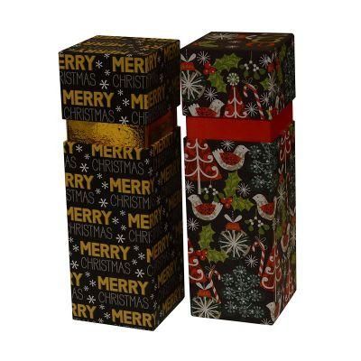 Christmas Wine Paper Box