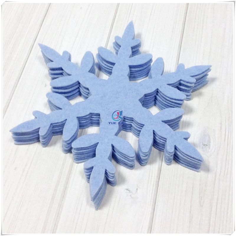 Felt Colored Snowflakes for Christmas Winter Party Decoration