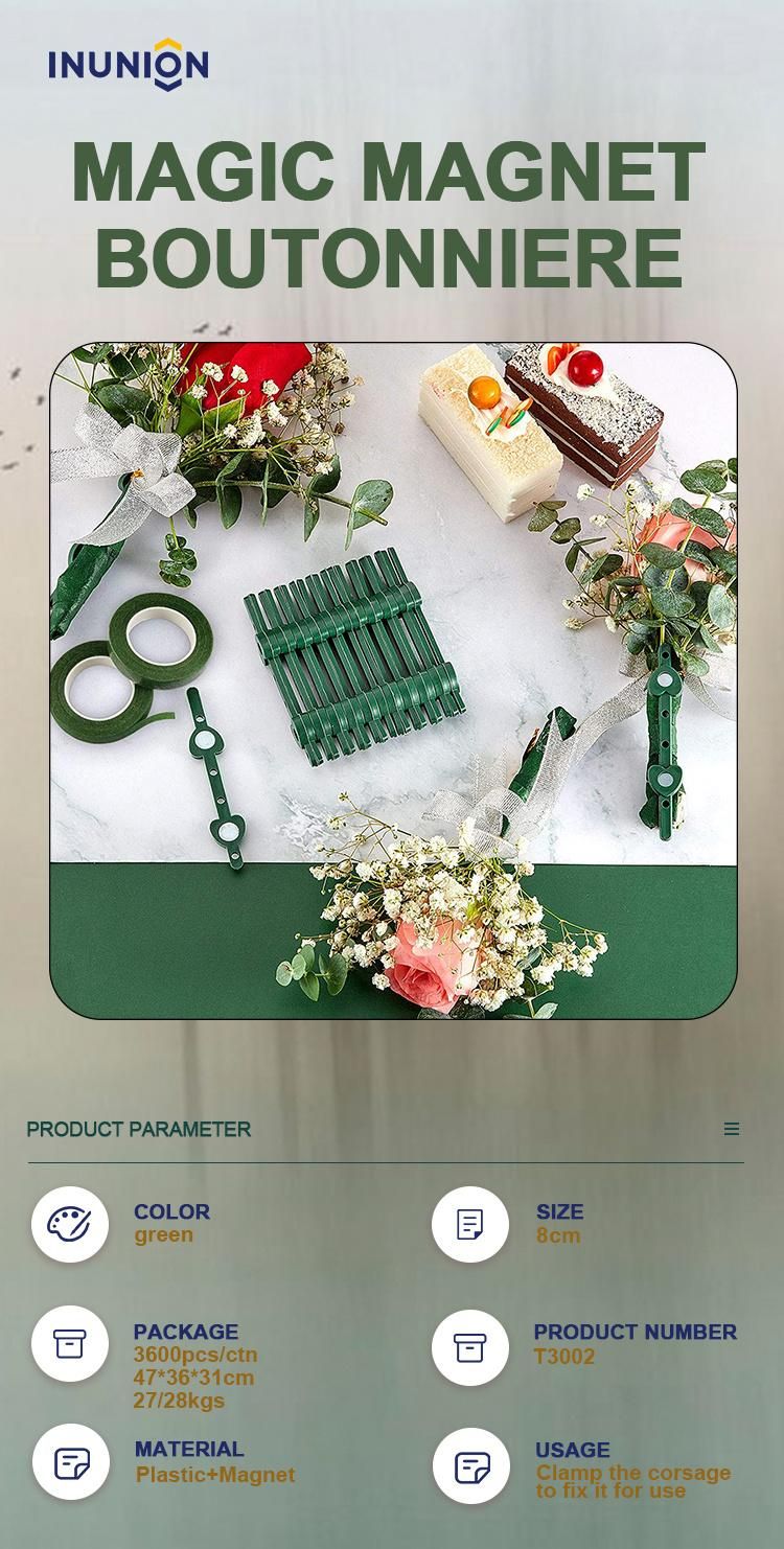 20 Pairs Magnetic Boutonniere Holders Boutonniere Magnets