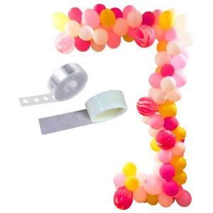Pink Balloon Arch Garland Children&prime; S Birthday Party Wedding Decorative Supplies