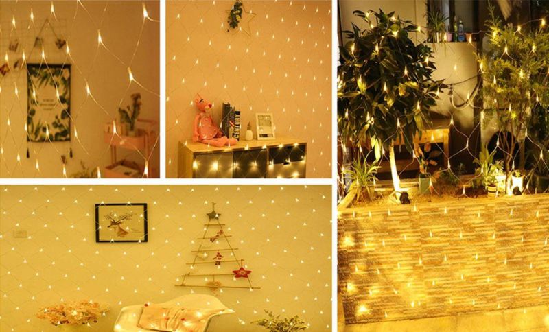 LED Net Lights Party Background Light for Christmas Halloween