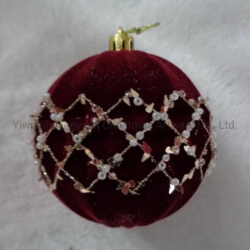 Artificial Christmas Plastic Balls for Holiday Wedding Party Decoration Supplies Hook Ornament Craft Gifts