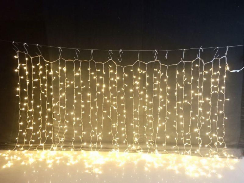 Hotel Hall Mall Decoration Light LED Festival Christmas Garden Holiday Decoration LED Icicle Light