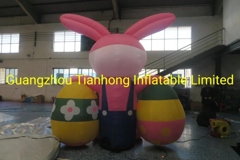 4m Tall Giant Advertising Inflatable Easter Bunny Rabbit