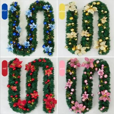 Christmas Festival Decoration Garland with LED String Light