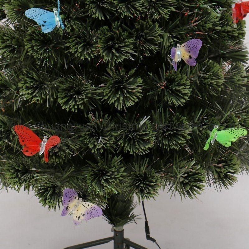 45-300cm Christmas Fiber Tree for Holiday Wedding Party Decoration Supplies Hook Ornament Craft Gifts