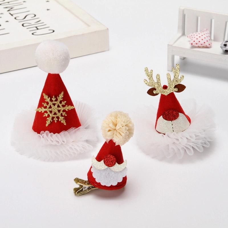Hats Santa for with Knitted Mini Baby Tree Claus New Plush Party Dog Custom Bottle and Long Adults Elf Merry 2021 Christmas Hat