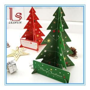 3D Christmas Tree Greeting Cards