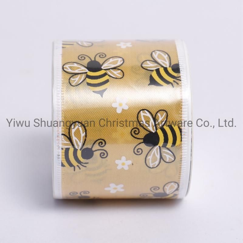Christmas Ribbon Decor for Holiday Wedding Party Decoration Supplies Hook Ornament Craft Gifts