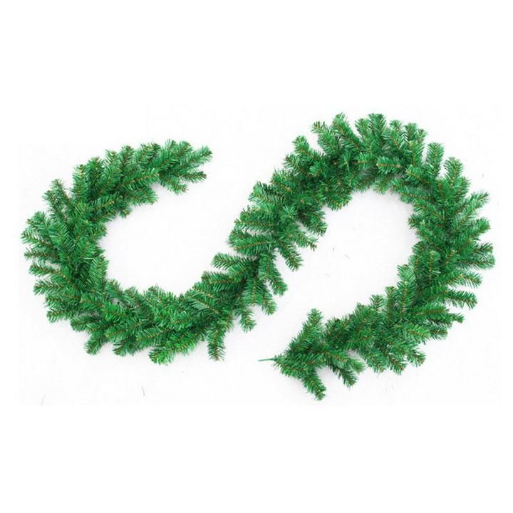 Hot Sale Prelit LED Luxurious Decorated PVC Wreath Garland Christmas Decoration with Lights