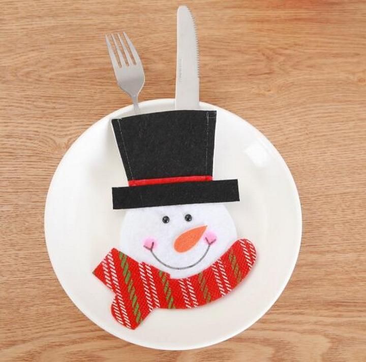 Christmas Decoration Creative Cartoon Tableware Knife and Fork Cover