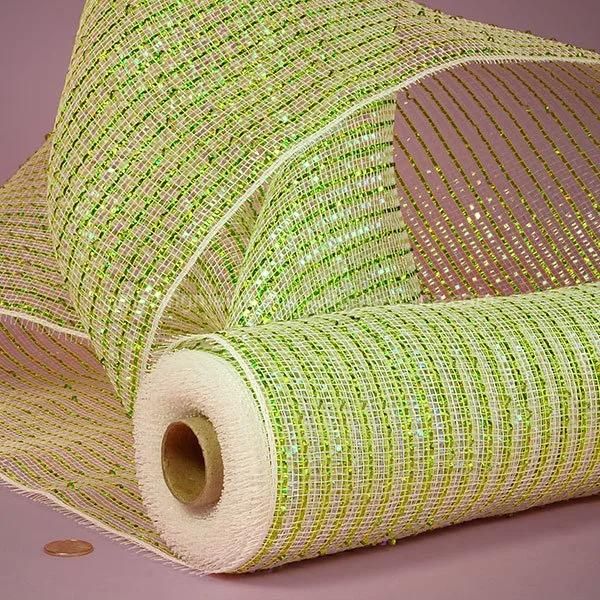 Most Popular Laser Two Color Metallic Deco Mesh (AM-DM018)