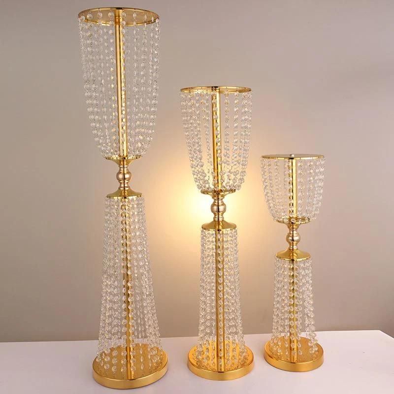 Party Supplier Table Centerpiece Chandelier Vase Decoration for Wedding