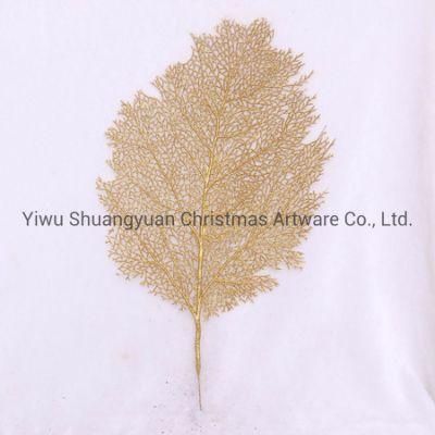 Glitter Plasticornaments Tree Hanging Leaves