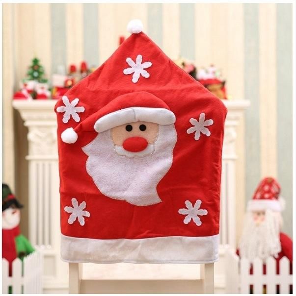 Merry Christmas Indoor Decoration Home Decoration Lovely Reusable Chair Set