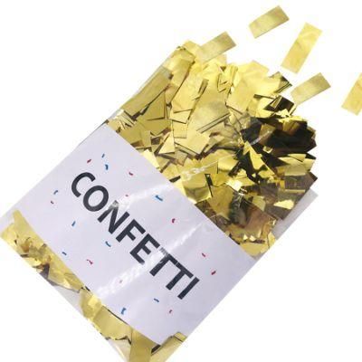 Party Use Metallic Rectangle Confetti Foil Confetti for Wedding Decoration