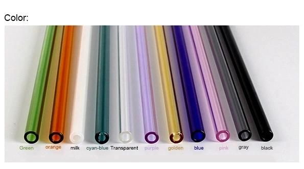 Manufacturer Custom Made Bent Glass Drinking Straw