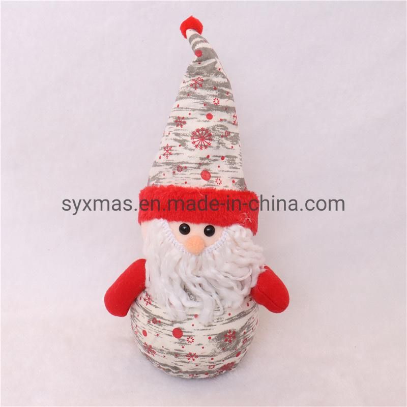 2022 New Design Foam Red Santa Clause Christmas Decoration Santa Hanging Ornaments