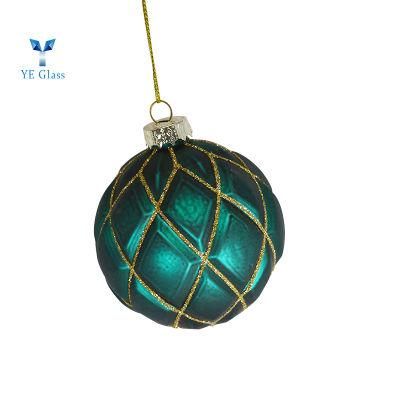 Factory Wholesale Christmas Tree Hanging Glass Decoration Ball Ornaments