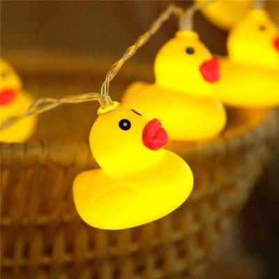 LED Animal Cartoon Lamp String Decorate Lamp Children Gift Duck