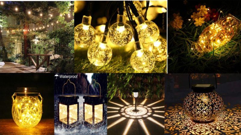 Hot Selling Cristmas Decorative Solar String Lamp with CE for Garden