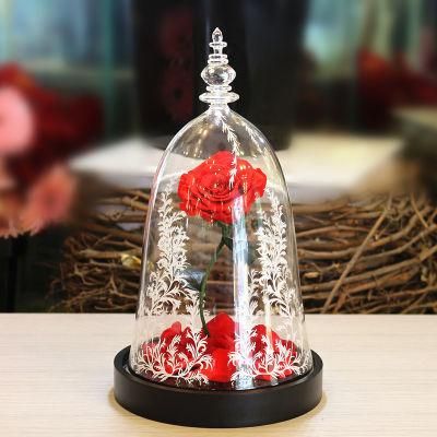 Amazon Wholesale Decorative Flower Preserved Roses Long Lasting Roses Eternal Valentine&prime;s Day Gifts