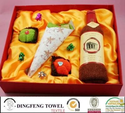 New Season Design Wedding Cake Gift Towel Sets