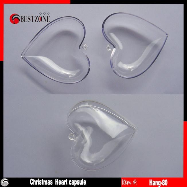 Plastic Capsules Star Shape Clear Transparent