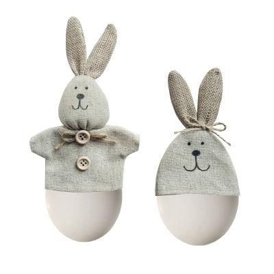 New Arrival Bunny Kids Egg Storage Jute Egg Cover Easter Decoration Chicks