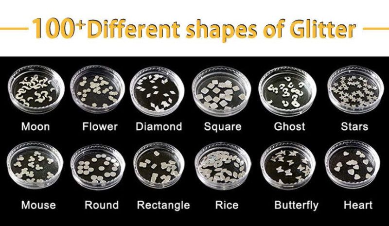 Wholesale Hot Selling Sliver White Glitter Powder for Fabric