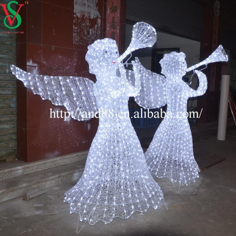 Christmas Decoration Lights with LED Angel