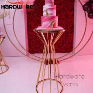 European Style Party Event Stainless Steel Mini Wedding Cake Table