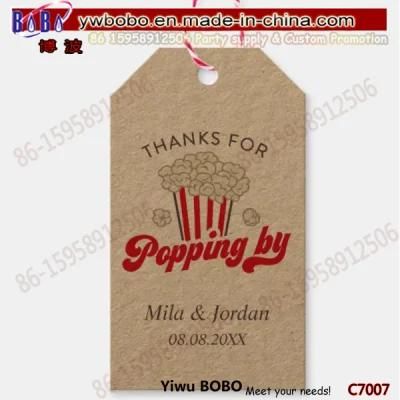 Party Favor Party Tag Popcorn Party Bag Gift Tag Personalized Gifts Tag (C7007)
